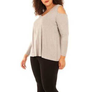 Rebel Wilson X Angels Studded Cold Shoulder Tee